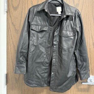 H&M Faux Leather Jacket